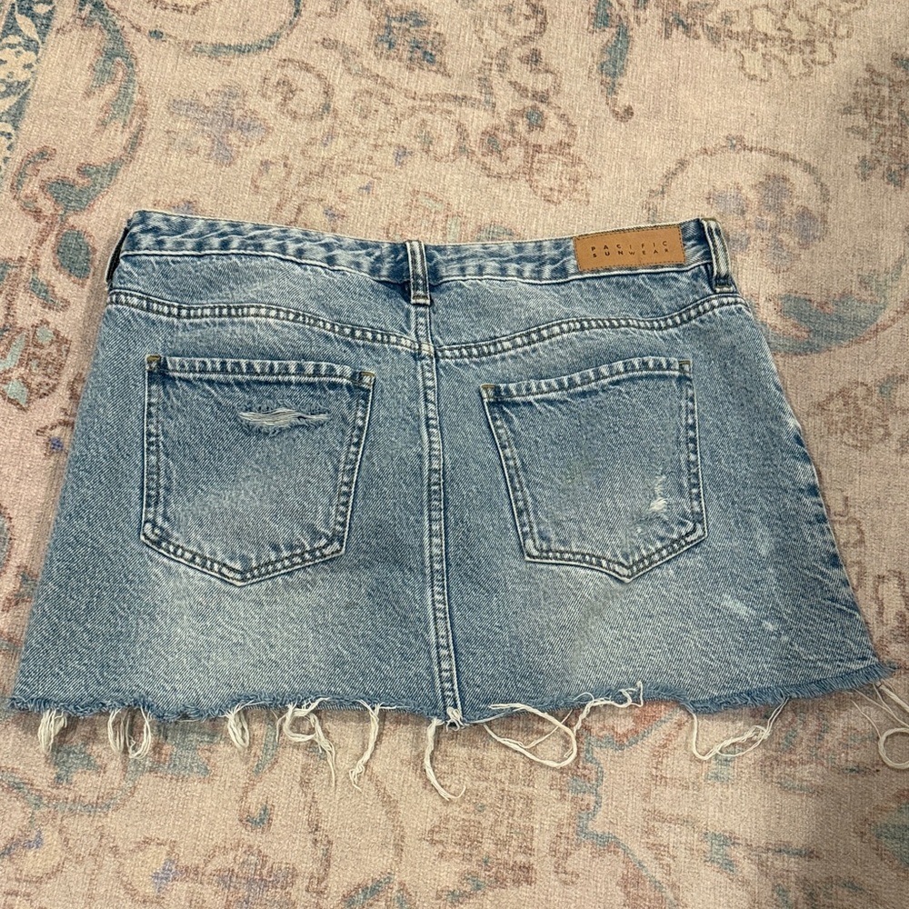 PacSun Light Blue Denim Mini Skirt - Picture 4 of 4